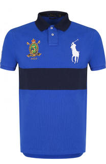Хлопковое поло с короткими рукавами Polo Ralph Lauren