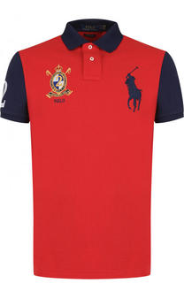 Хлопковое поло с короткими рукавами Polo Ralph Lauren