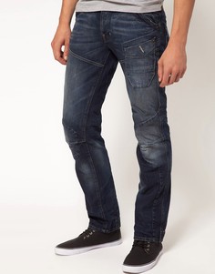 Свободные джинсы с суженными штанинами G Star Skiff Elwood 3D - Синий