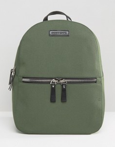 Нейлоновый рюкзак с кожаной отделкой Smith And Canova - Зеленый