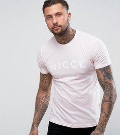 Футболка с большим логотипом Nicce London - Розовый