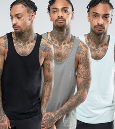 3 майки ASOS - СКИДКА - Мульти