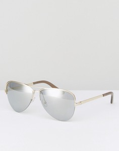 Солнцезащитные очки-авиаторы CK Collection - Очистить Calvin Klein