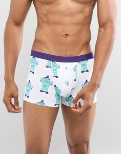 Боксеры-брифы с принтом гномов ASOS - Фиолетовый
