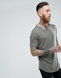 Свободная футболка цвета хаки ASOS - Зеленый