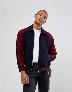 Бордовая университетская куртка ASOS - Красный