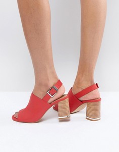 Босоножки на каблуке ASOS TIFFY - Красный