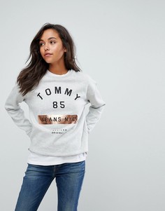 Свитшот с логотипом Tommy Jeans 85 NYC - Серый