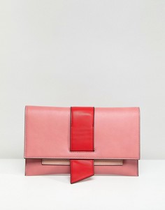 Сумка-клатч с хлястиком ASOS - Синий