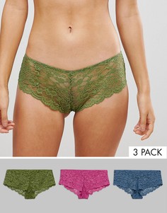 Набор кружевных трусов (3 шт.) ASOS - Мульти