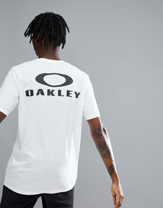 Белая футболка с логотипом на спине Oakley 50-Bark - Белый