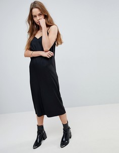 Платье-комбинация миди ASOS - Черный