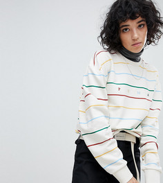 Белый свитшот в полоску с длинными рукавами Puma эксклюзивно для ASOS - Белый