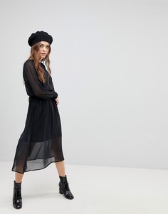 Платье миди New Look - Черный
