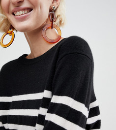 Серьги-подвески ограниченной серии с черепаховой отделкой - Золотой Asos