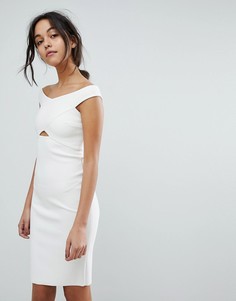 Облегающее платье с вырезом Bec &amp; Bridge - Белый