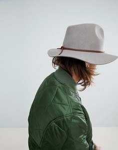 Мягкая фетровая шляпа Brixton - Светло-бежевый