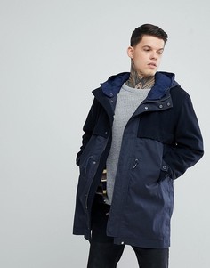 Темно-синяя парка Pretty Green Devenport - Темно-синий