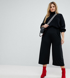 Кюлоты из эластичного трикотажа Pink Clove - Черный