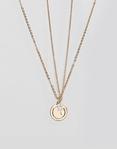 Ожерелье в несколько рядов с подвеской в форме звезды Pieces - Золотой