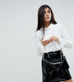 Блузка с завязками на манжетах Vero Moda Tall - Белый