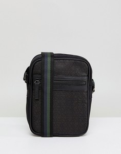 Черная сумка для авиапутешествий с геометрическим рисунком River Island - Черный