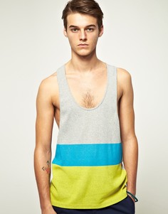 Майка колор блок ASOS - Серый