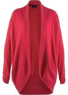 Вязаный кардиган (красный гранат) Bonprix