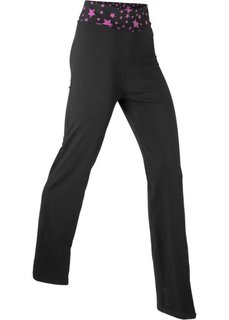 Трикотажные брюки (черный) Bonprix