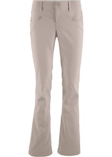 Брюки bootcut из эластичного бенгалина (натуральный камень) Bonprix