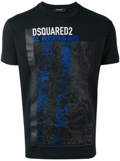 футболка с принтом Dsquared2