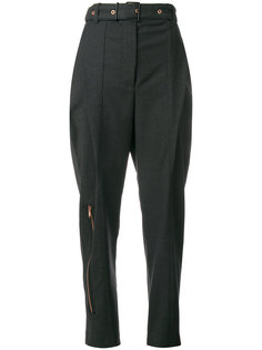 Lightweight Wool Belted Straight Pant Proenza Schouler