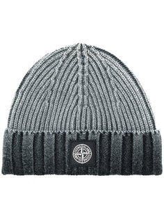 шапка-бини в рубчик Stone Island