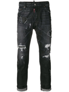 состаренные джинсы Glam Head Dsquared2
