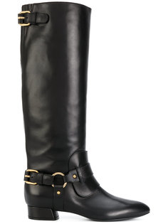 сапоги с пряжками Casadei