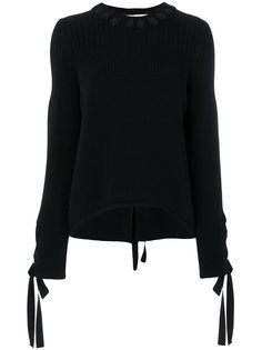 трикотажный свитер с завязками Fendi