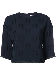 укороченный топ с круглым вырезом Derek Lam 10 Crosby