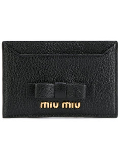 визитница с бантом Miu Miu