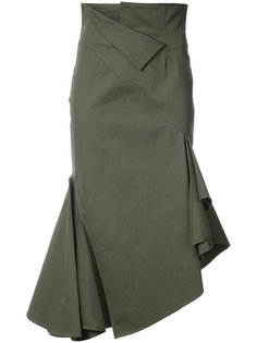 асимметричная юбка с драпировкой Monse