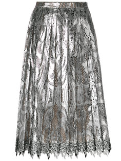плиссированная кружевная юбка миди Marco De Vincenzo