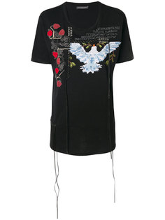 футболка с нашивкой Alexander McQueen