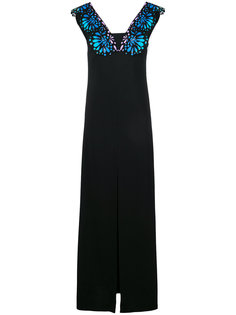 embroidered yoke A-line gown Emilio Pucci