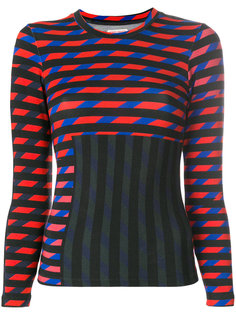 блузка с принтом Crazy Stripes Henrik Vibskov
