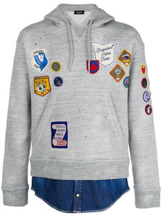 patch appliqué hoodie Dsquared2