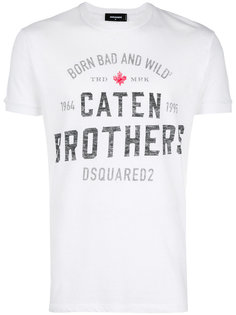 футболка с принтом Caten Brothers Dsquared2