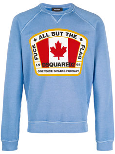 Canadian flag patch sweatshirt Dsquared2