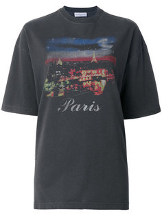 футболка с принтом Paris Balenciaga