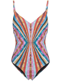 sequin striped one piece Mary Katrantzou