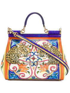 сумка на плечо с принтом Sicily  Dolce &amp; Gabbana