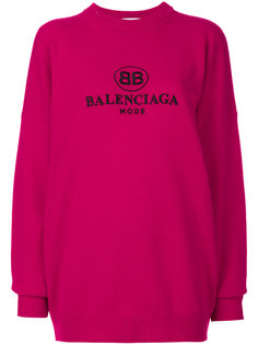 Bal Embroidered Sweatshirt Balenciaga